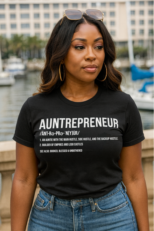 Auntrepreneur Definition T-shirt