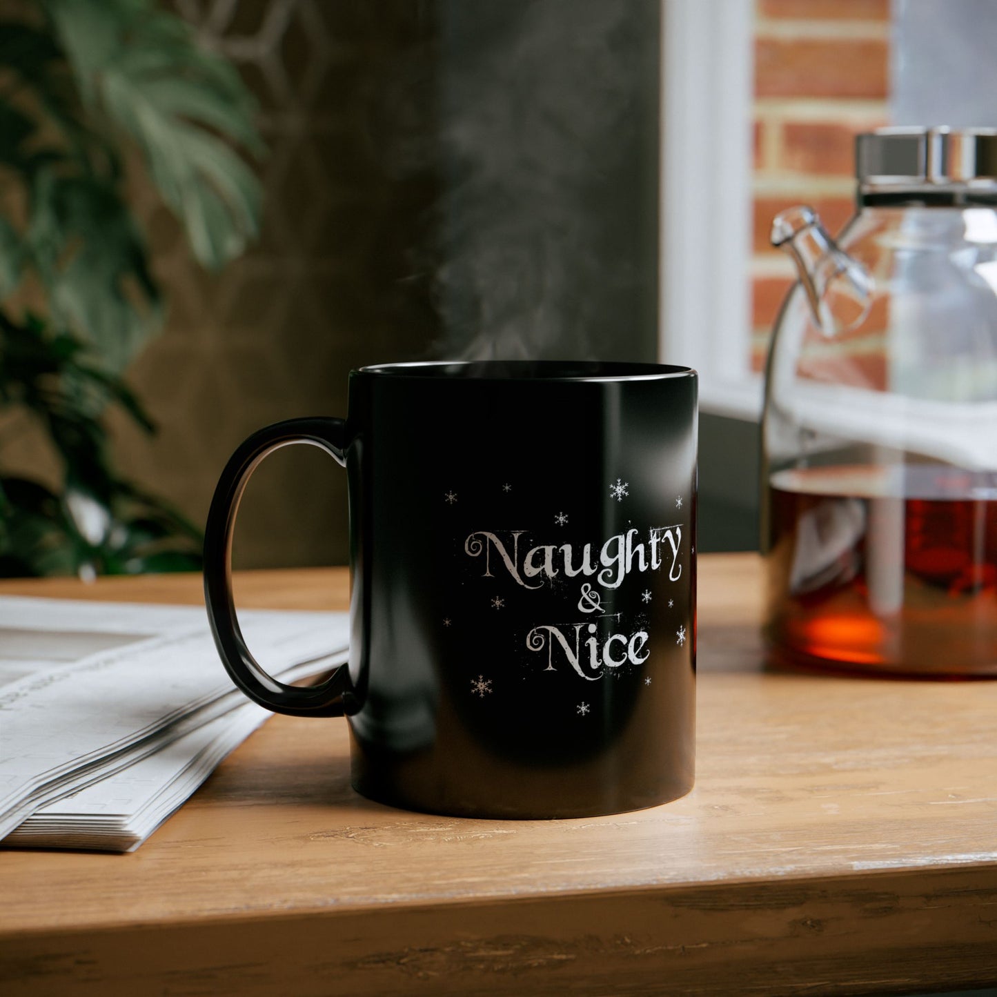 Naughty and Nice Holiday Christmas Festive Mug Gift Coffee Cup